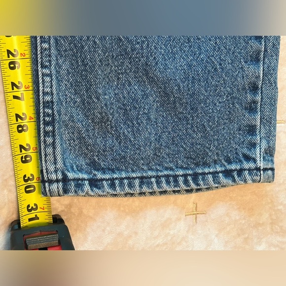 Vintage Tommy Jeans Spellout Waistband Straight Leg Women’s 30x30 90s - Picture 6 of 9